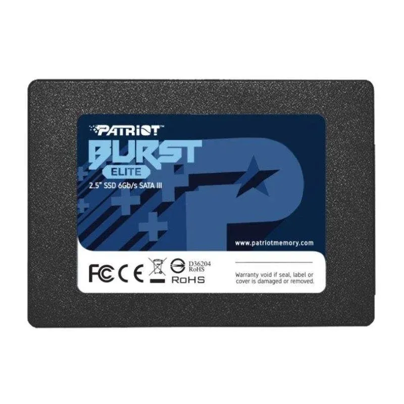 Disco Rígido Disco Duro Patriot Burst Elite 120GB SSD 2,5" SATA III 450MB/s