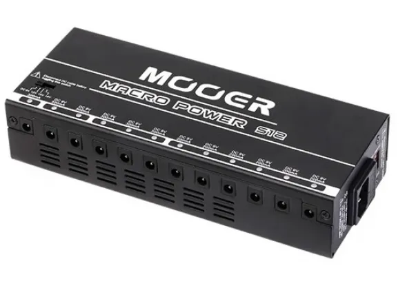 Mooer Macro Power S12 Fonte de Alimentação Universal até 12 Pedais