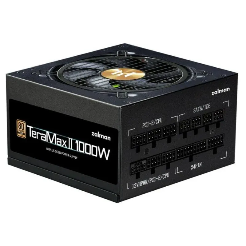 Fonte Alimentação Zalman TeraMax TMX2 Fonte de Alimentação Modular 1000W 80 PLUS Gold