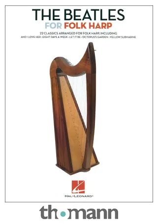 Hal Leonard The Beatles For Folk Harp