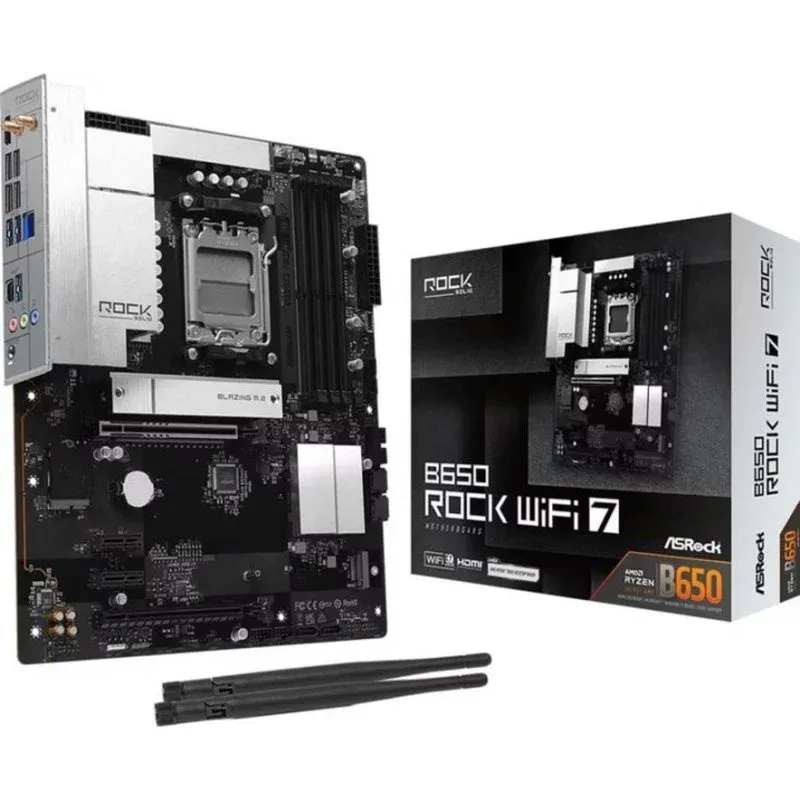 Motherboard AsRock B650 Rock AM5 DDR5 ATX WiFi 7 PCIe 5.0