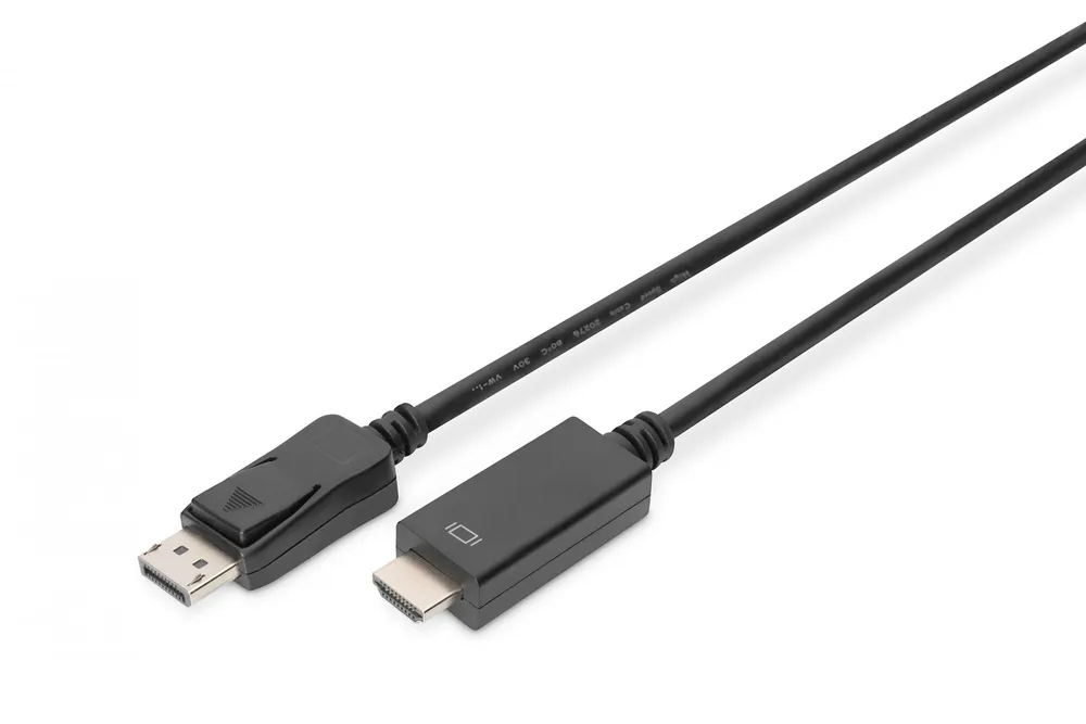 DisplayPort Adapter Cable, DP - HDMI type A AK-340303-030-S