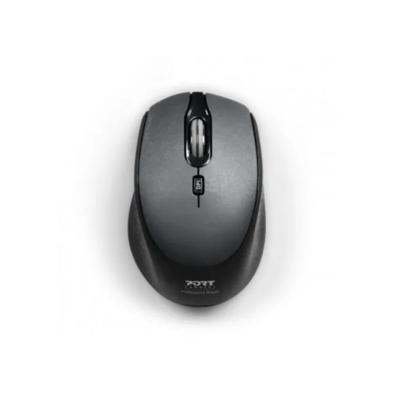 Rato Port Designs PORT Connect 900713 Sem Fios Ambidestro Preto 2.4 GHz