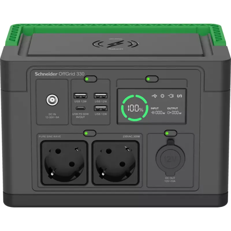 Estação de Energia Portátil APC Schneider OffGrid 330 332Wh Cinzento