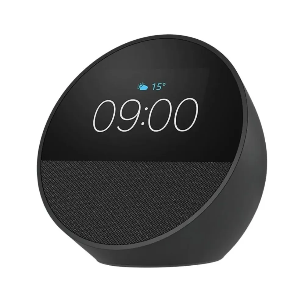 Assistente Virtual Amazon Alexa Echo Spot 2024 Preto