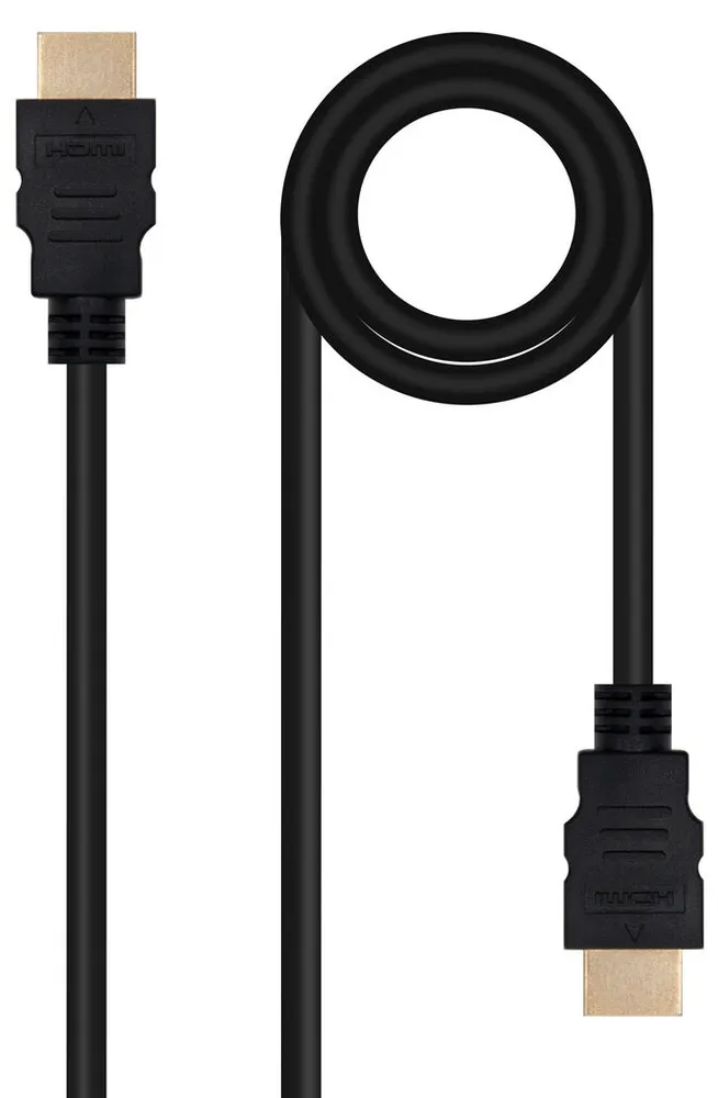 Cabo HDMI V2.0 4K@60Hz 18Gbps Nanocable A M/M 5 M Preto