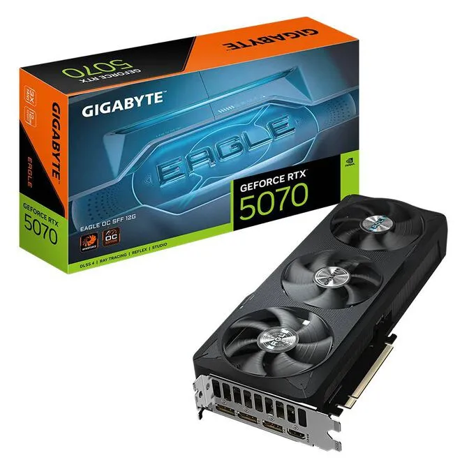 Gráfica Gigabyte GeForce® RTX 5070 Eagle OC 12GB GDDR7 DLSS4