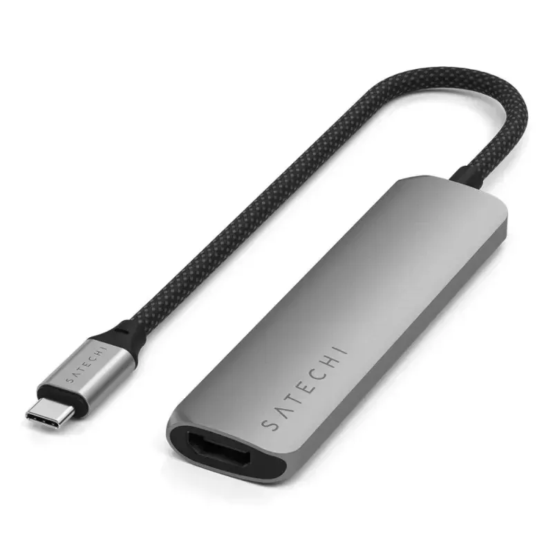 Satechi - USB-C Slim Multiport Adapter 4in1 (space grey)
