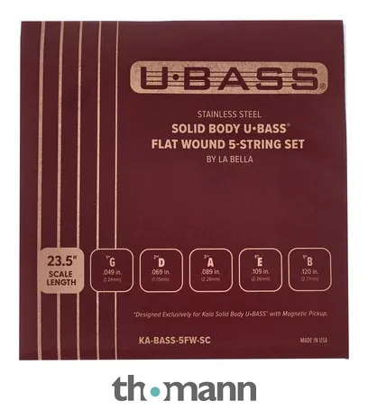 Kala Flatwound U-Bass 5 Strings