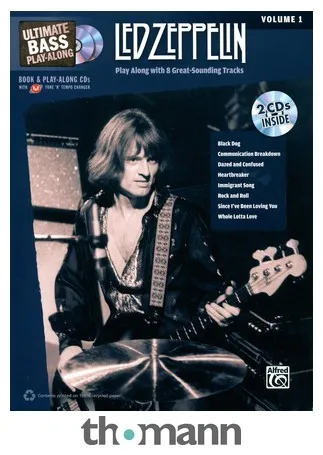Alfred Music Publishing Led Zeppelin Bass Play-Along 1