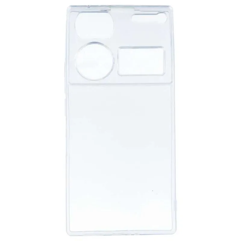 Funda para telemóvel Silicone Transparente Flexível Antiderrapante para ZTE Nubia Z60 Ultra