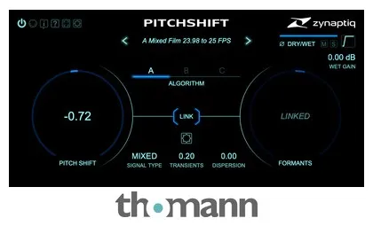 Zynaptiq Pitchshift