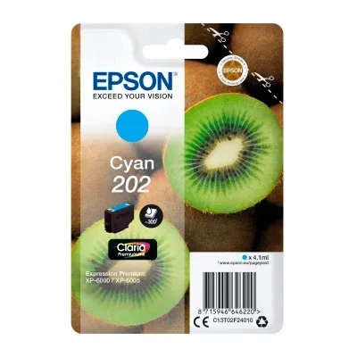 Tinteiro Epson Original Singlepack Cyan 202 Claria Premium Ink