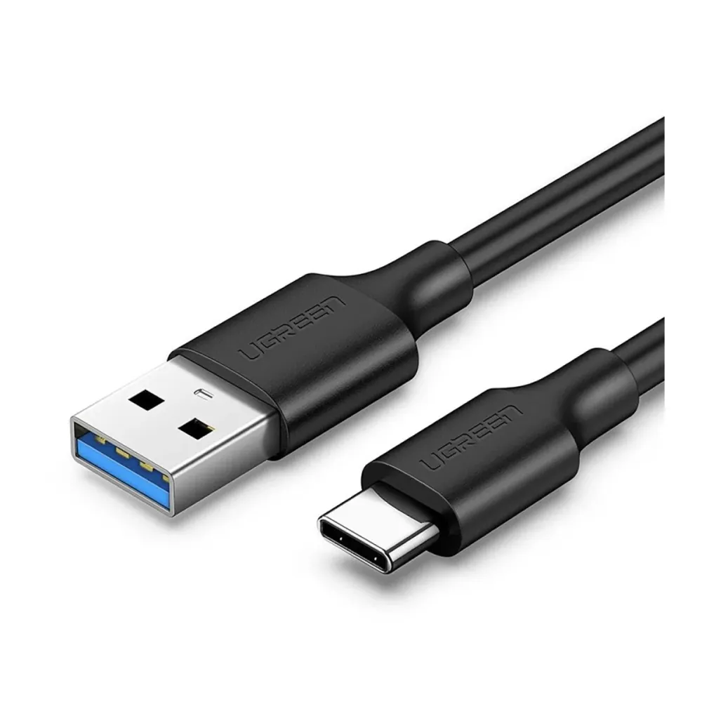 Cabo Ugreen US184 USB-A / USB-C 0.5m Preto