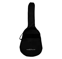 Saco Guitarra Clássica Ludimusic Logo 20B Preto 1/2