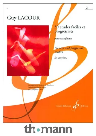Editions Billaudot 50 Etudes Faciles 2 Saxophon