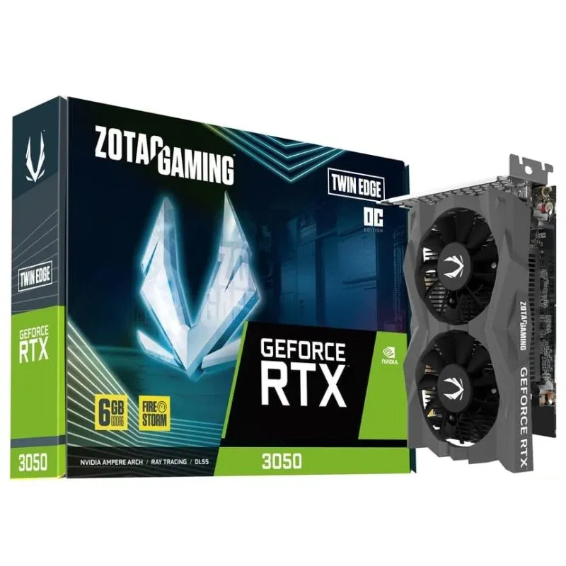 Placa Gráfica Zotac Gaming GeForce RTX 3050 TWIN EDGE OC 6GB GDDR6