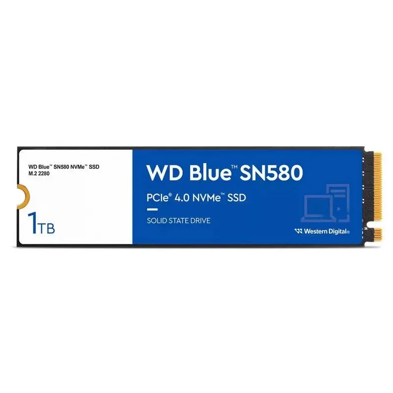Disco Rígido WD Blue SN580 1TB SSD M.2 PCIe 4.0 NVMe