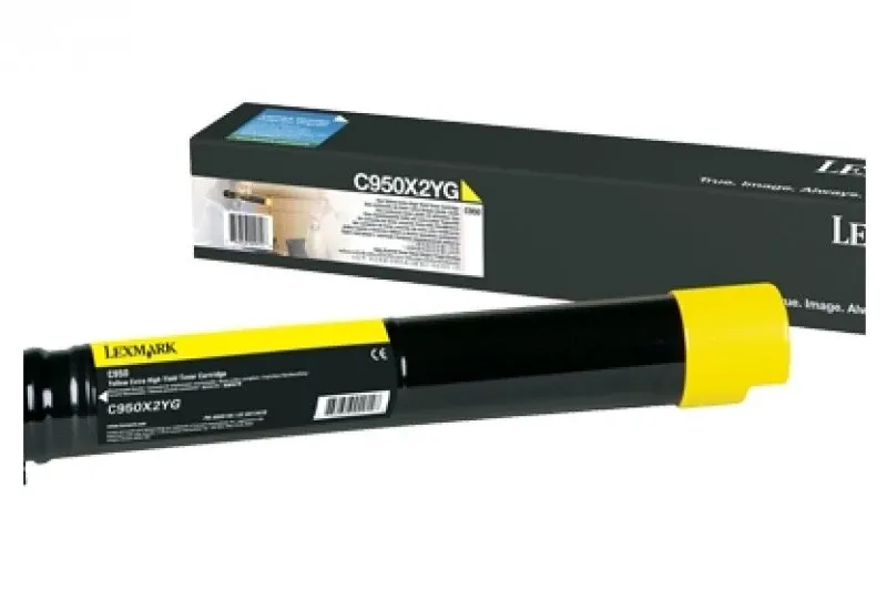 LEXMARK C950DE 22000 PAGES EXTRA HIGH YIELD YELLOW TONER CARTRIDGE