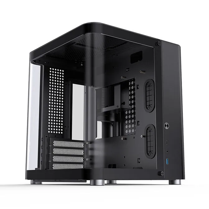 Caixa Micro-ATX Jonsbo TK-1 2.0 Vidro Temperado Preto