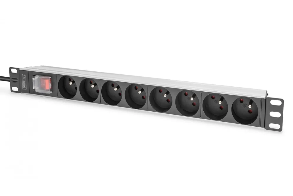 Digitus DN-95402-1-FR PDU 8 tomada(s) CA 1U DN-95402-1-FR