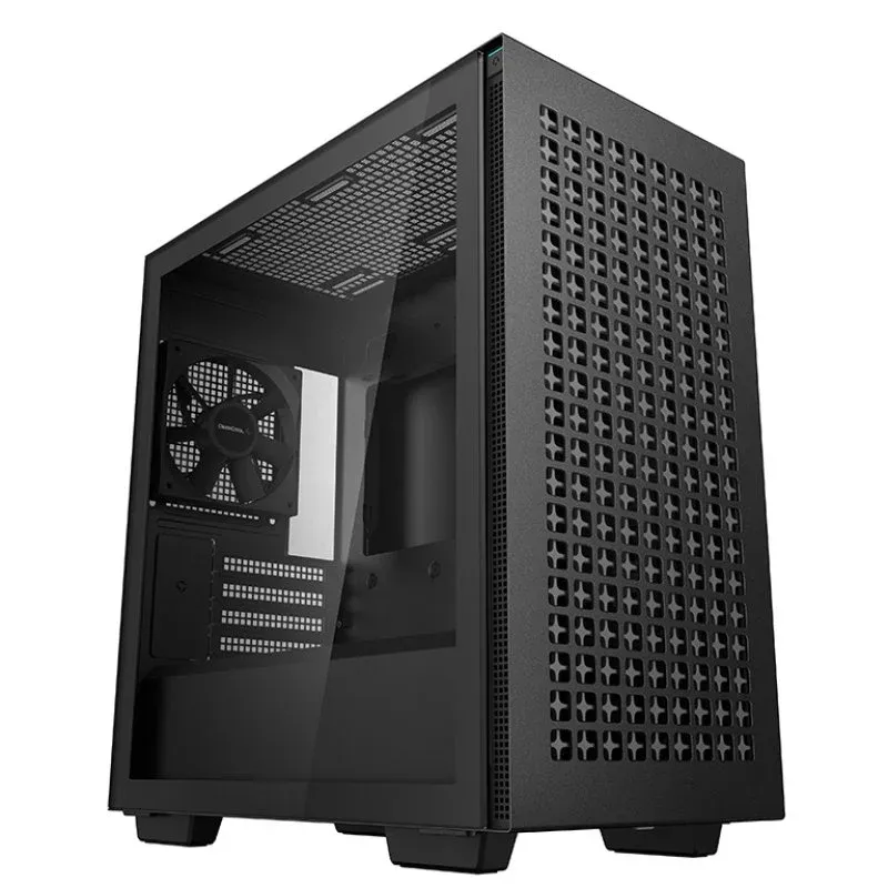 Caixa de Computador DeepCool CH370 Mini Tower MATX Vidro Temperado USB 3.2 Preta