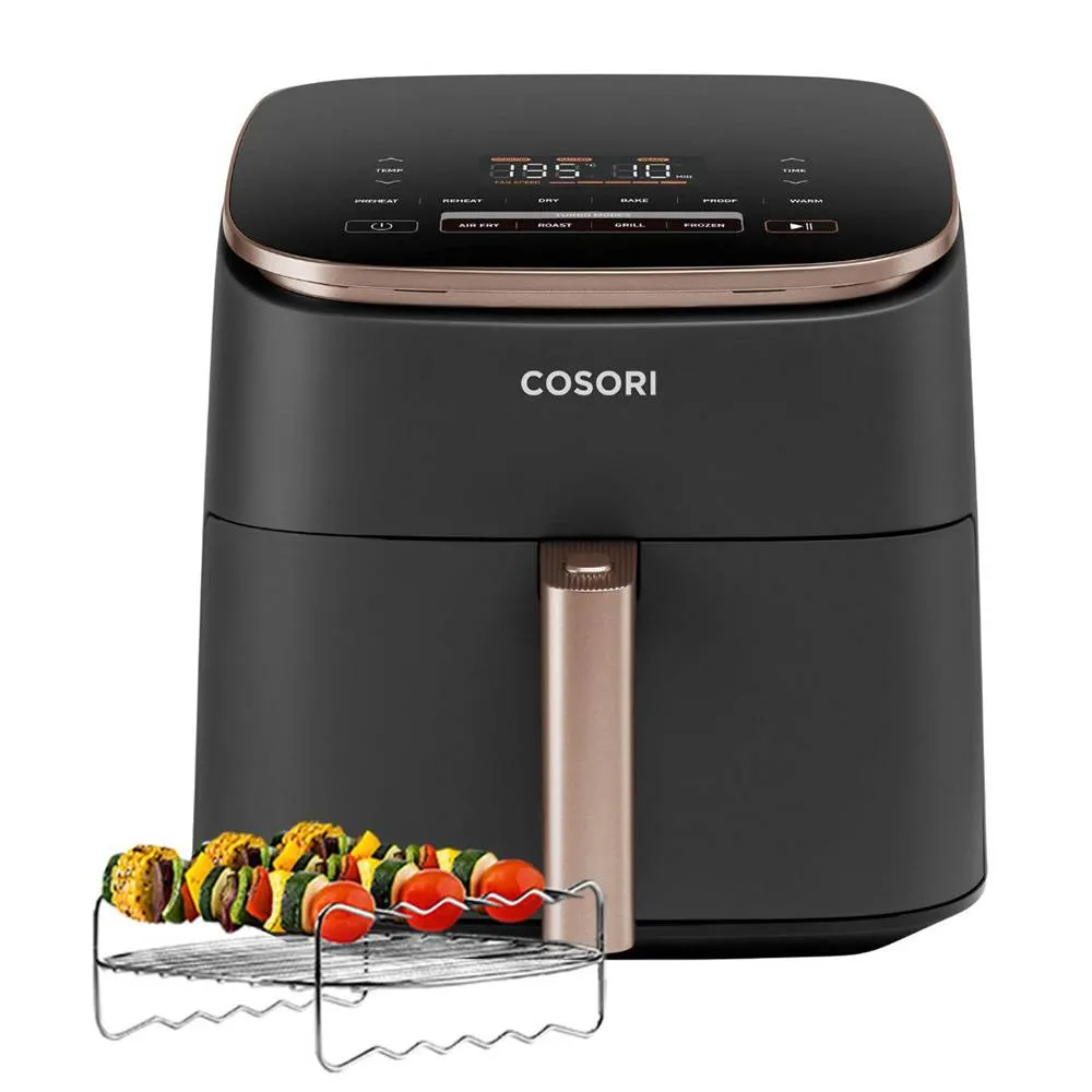 Fritadeira Air Fryer Cosori Turbo Blaze Chef Edition 6L Preto