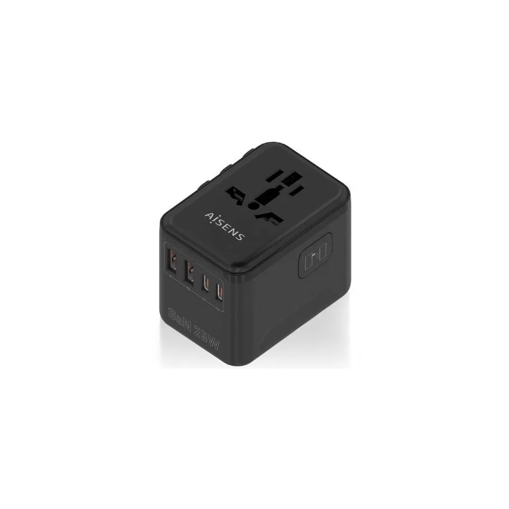 Aisens Carregador de parede USB ASPS-2A2C08-BK
