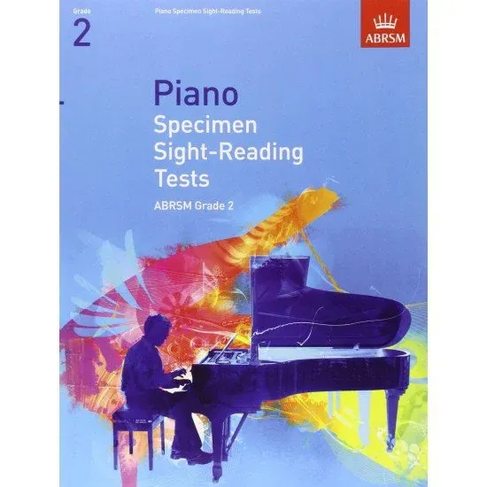 ABRSM LIVRO LIVRO Piano Specimen Sight Reading Tests Grade 2
