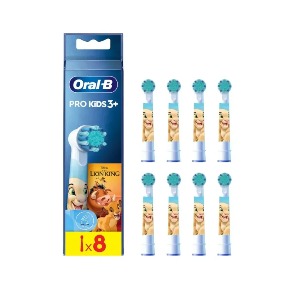 Cabeças de Escova de Dentes Oral-B Pro Kids Rei Leão (8 Unidades)