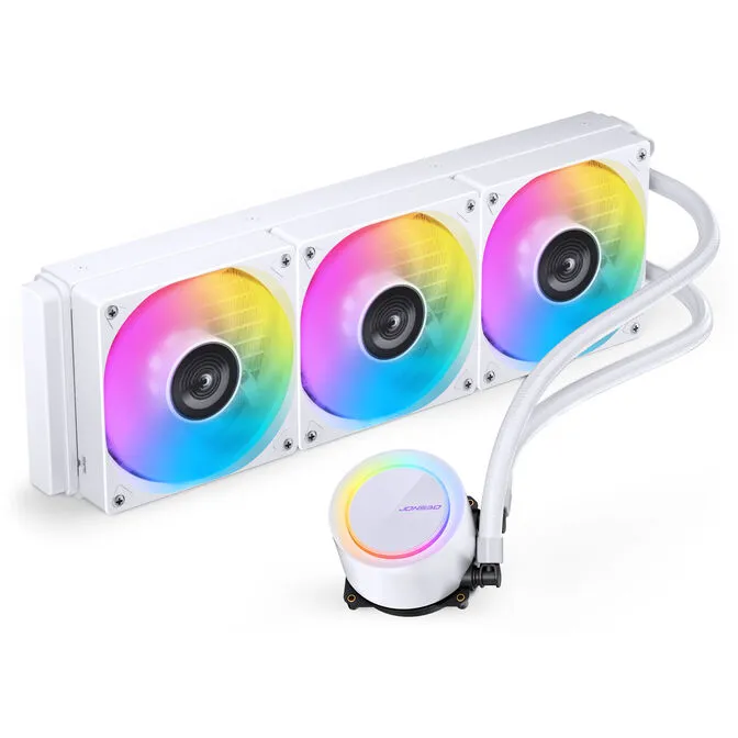 Water Cooler CPU Jonsbo TG-360 ARGB Branco - 360mm