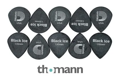Daddario 3DBK6-10 Bk Ice Picks Heavy