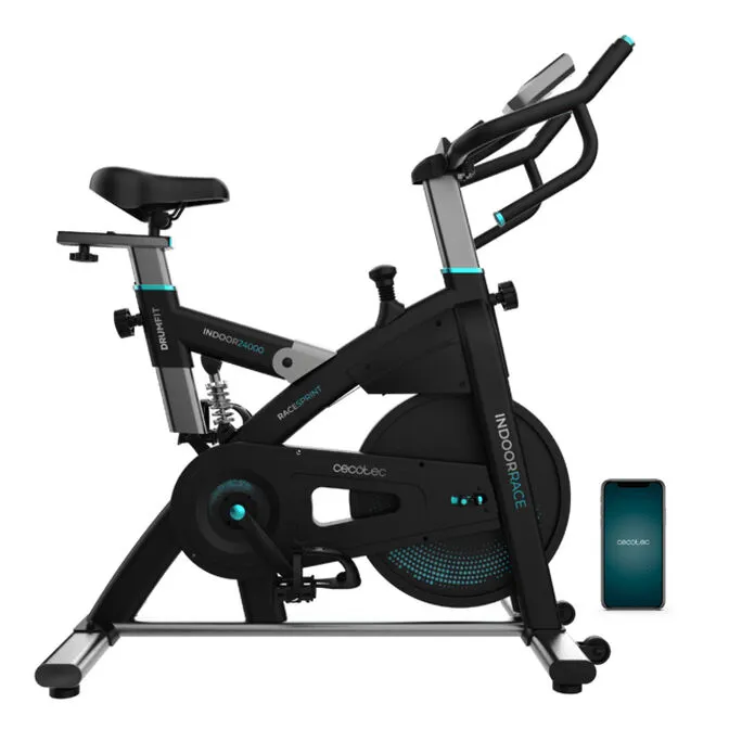 Bicicleta Estática Cecotec DrumFit Indoor 24000 Race Sprint 24kg