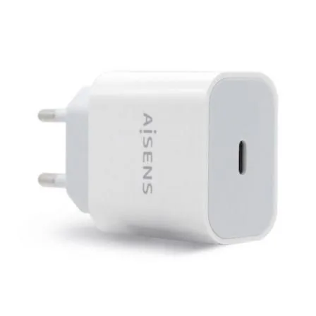 Carregador AISENS A110-0537 (USB Tipo-C 20W - Branco)