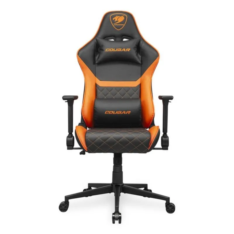 COUGAR Armor One V2 Cadeira Gaming Reclinável Ergonómica 4D Máx.120kg Preta/Laranja