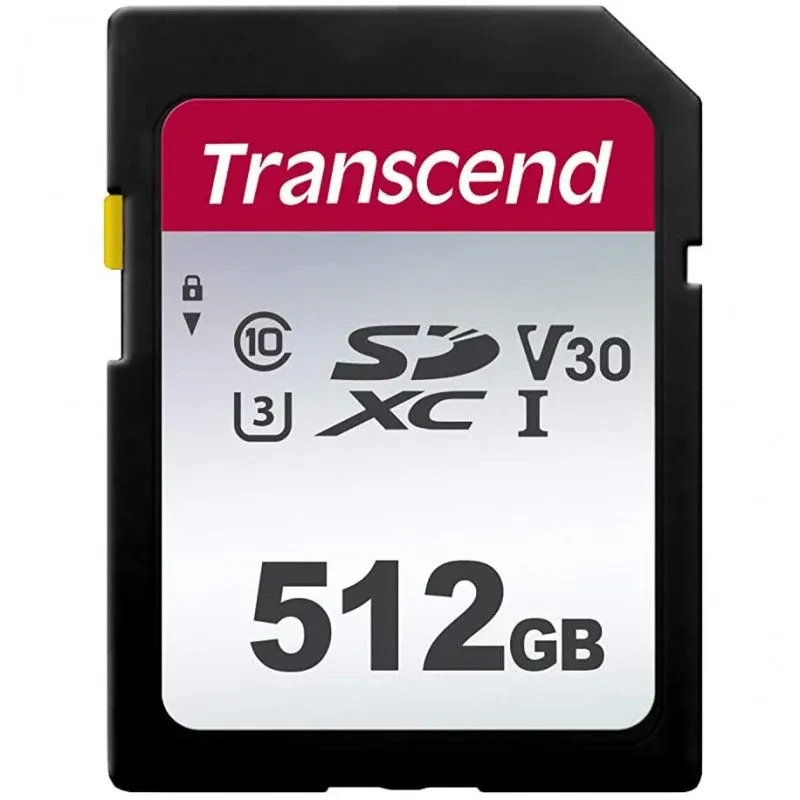 Transcend SDC300S SDXC 512GB UHS-I V30 Classe 10