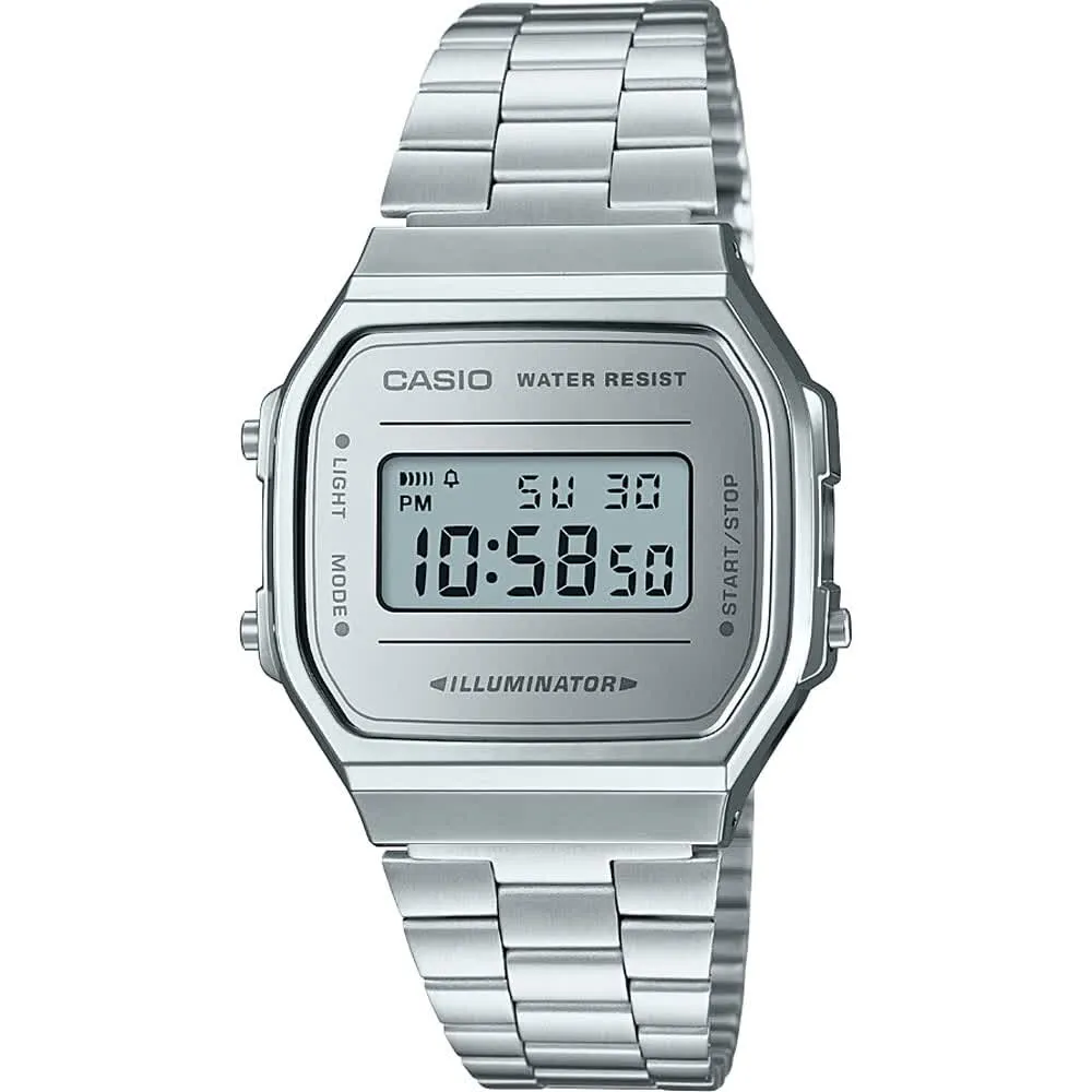 Relógio Casio Vintage Iconic (Bracelete Prateado)