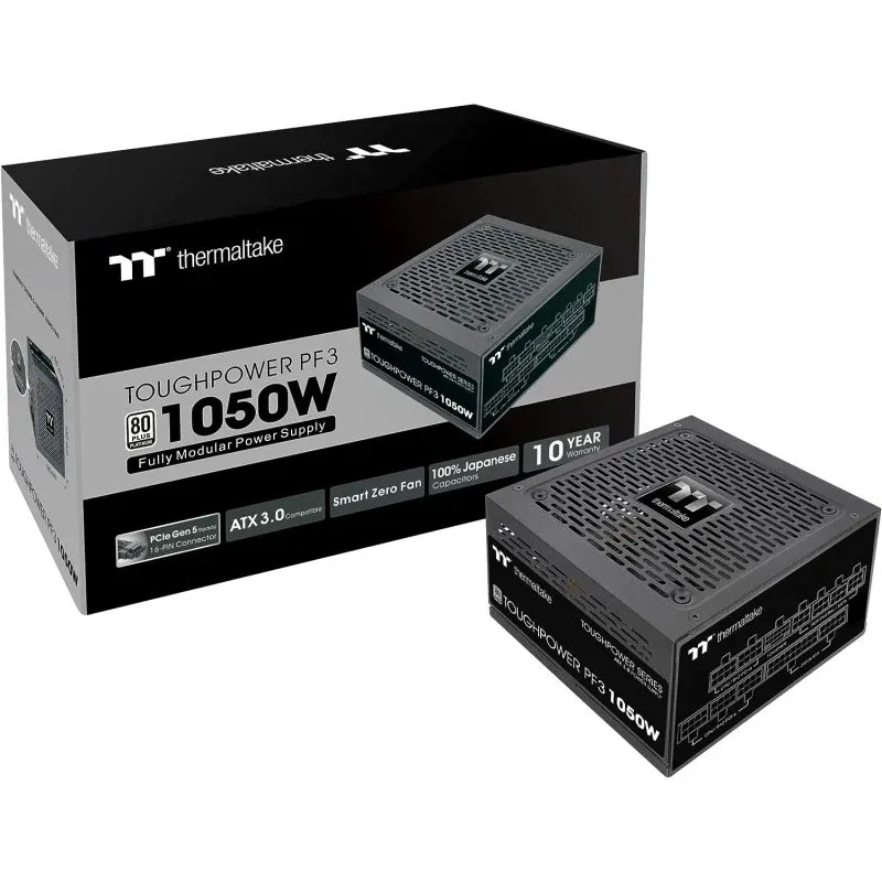 Fonte Alimentação Thermaltake TOUGHPOWER PF3 1050W 80 Plus Platinum Full Modular