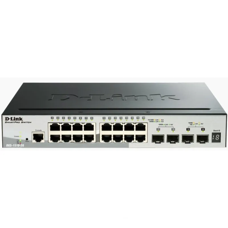D-Link DGS-1510-20 network switch Managed L3 Gigabit DGS-1510-20