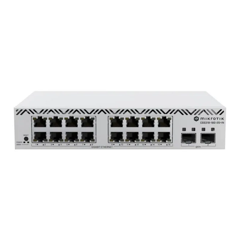 Switch Managed Mikrotik CSS318-16G-2S+IN 16x Gb 2x SFP+ SwOS