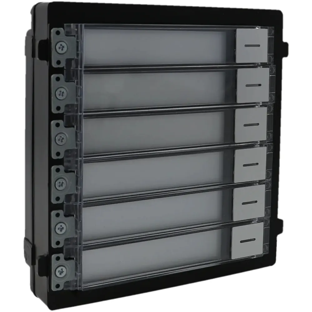 Estação Ext Modular Videoporteiro IP Com 6 Botões - Ds-Kd-Kk