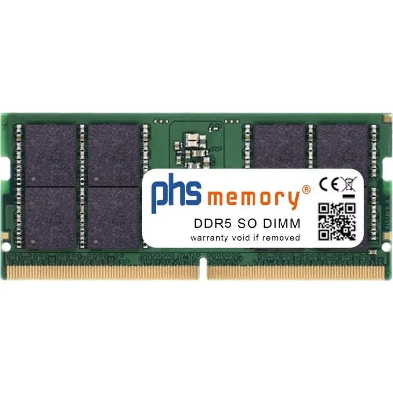 Memória RAM PHS-memory SP609963 32GB DDR5 5600MHz SO-DIMM para portátil