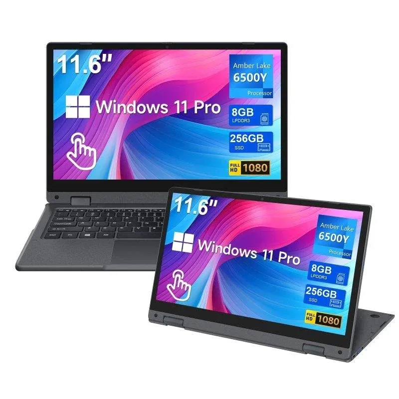 Portátil Vanwin Ry116 11.6" Intel Pentium Gold 6500Y 8GB 256GB SSD UHD 615 Windows 11 Pro