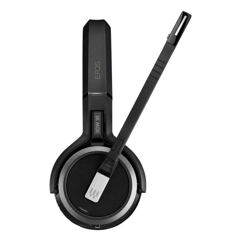 Auriculares EPOS IMPACT SDW 30 HS sem fios DECT com cancelamento de ruído preto