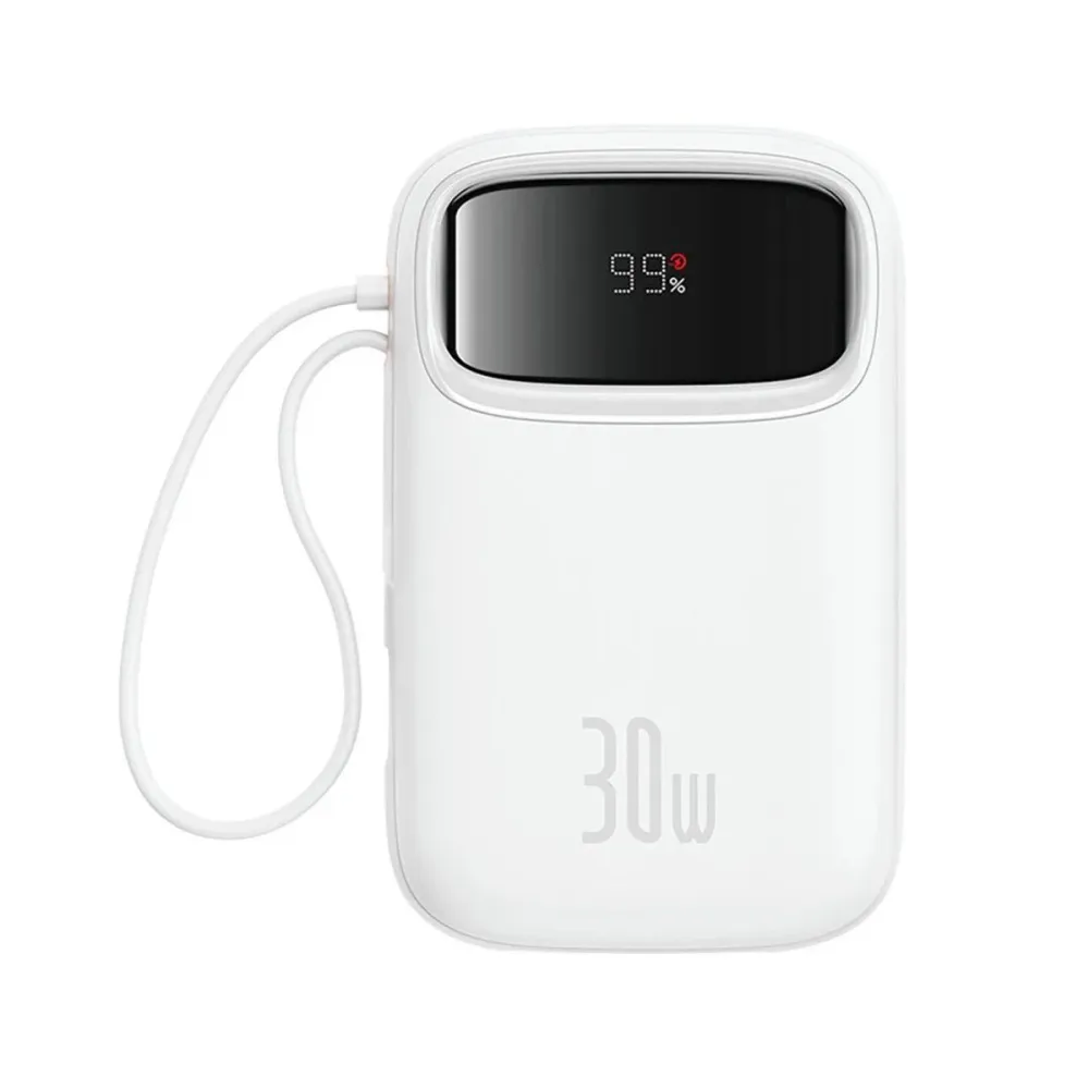 Powerbank Baseus QPow 2 2xUSB-C 10000mAh 30W Branco