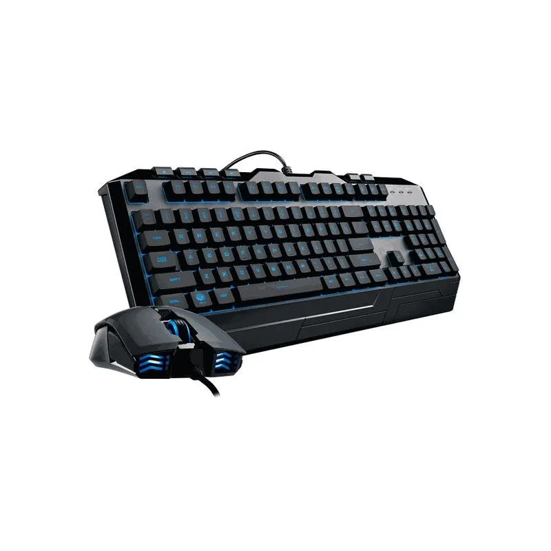 Teclado Cooler Master Devastator 3 de membrana com LED RGB e rato incluído
