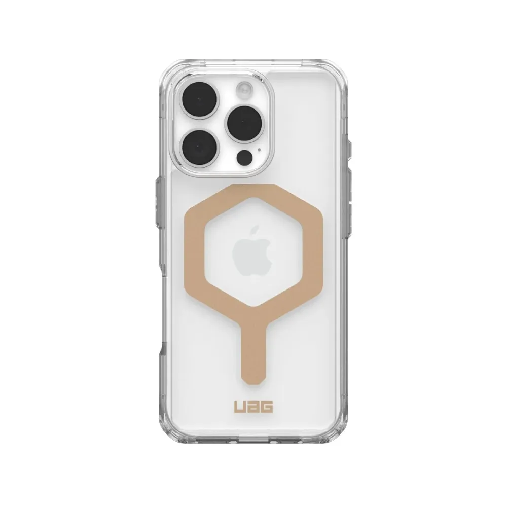 Capa Urban Armor Plyo iPhone 16 Pro MagSafe Transparente