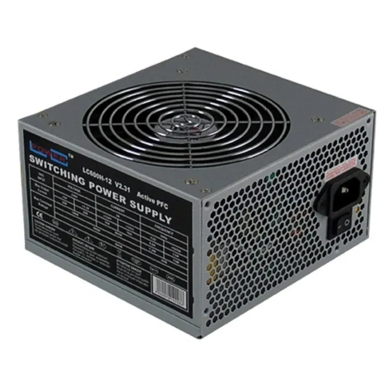 Fonte Alimentação Fuente de Alimentação LC-Power LC600H-12 V2.31 600W Certificação CE não modular
