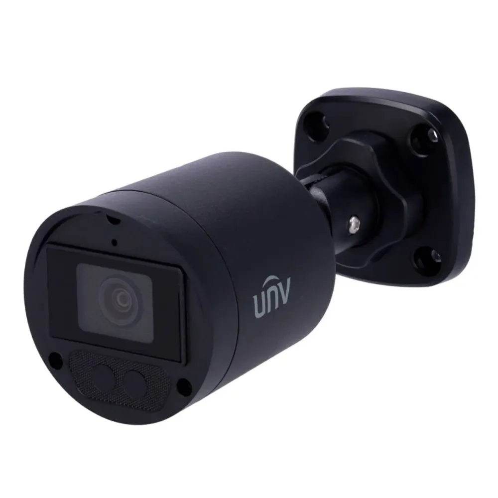 Câmara de Segurança Uniview Whale Bullet 5MP 2.8mm IP67 LightHunter Preta - UAC-B125-AF28LM-BLACK