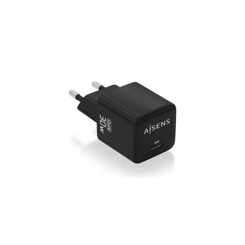 Aisens Carregador de parede USB-C ASCH-30W1P036-BK